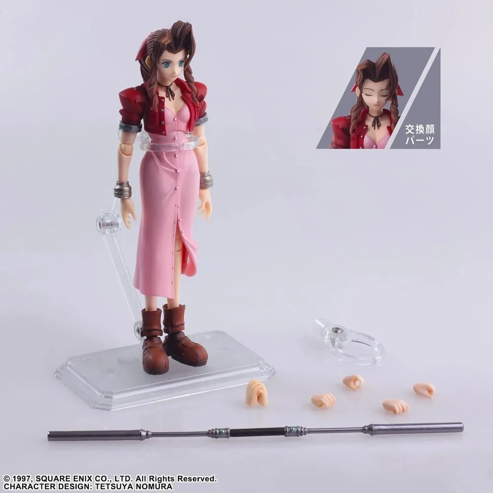 Final Fantasy VII Bring Arts Action Figure Aerith Gainsborough Digital Plus Edition 14 cm